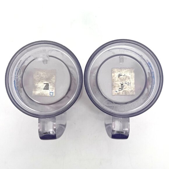 Walt Disney World Mickey Mouse Celebration Frosted LG Plastic Freezer Mugs Cups - Picture 5 of 10